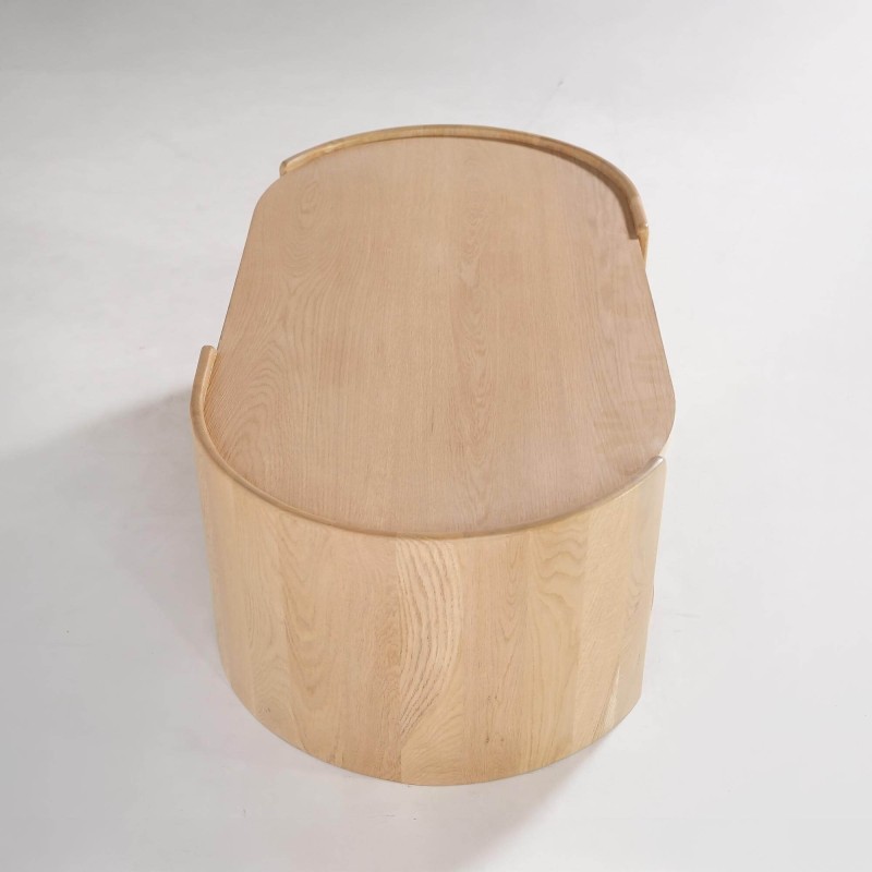 Table basse en chêne massif 110 cm - Lago