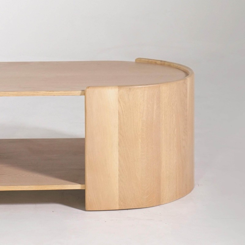 Table basse en chêne massif 110 cm - Lago