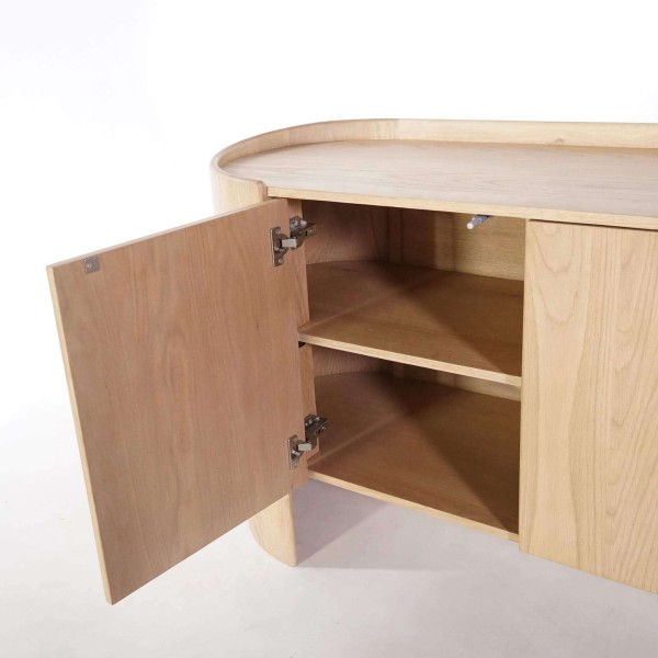 Enfilade en chêne massif 3 portes 165 cm - Lago