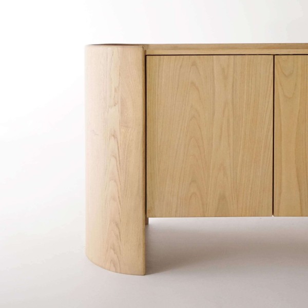 Enfilade en chêne massif 3 portes 165 cm - Lago