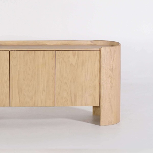 Enfilade en chêne massif 3 portes 165 cm - Lago