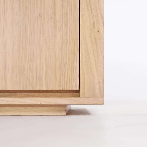 Bahut en chêne massif 3 portes 160 cm - Yseult