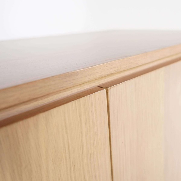 Bahut en chêne massif 3 portes 160 cm - Yseult