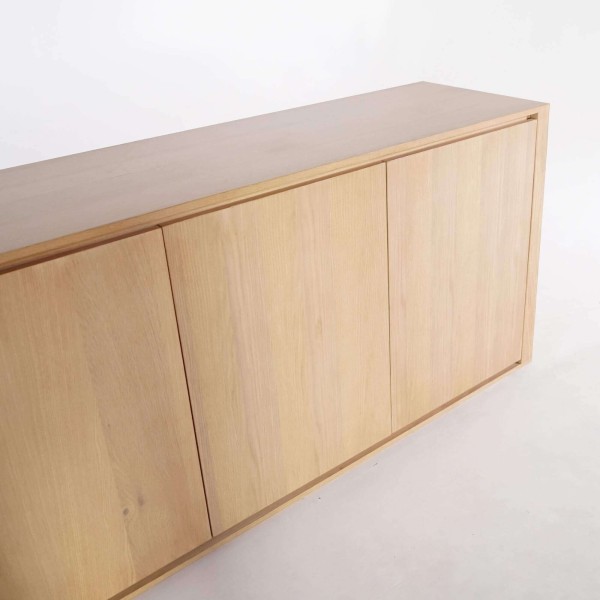 Bahut en chêne massif 3 portes 160 cm - Yseult