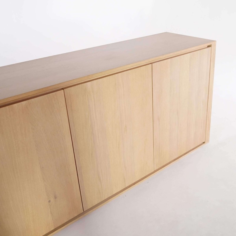 Bahut en chêne massif 3 portes 160 cm - Yseult