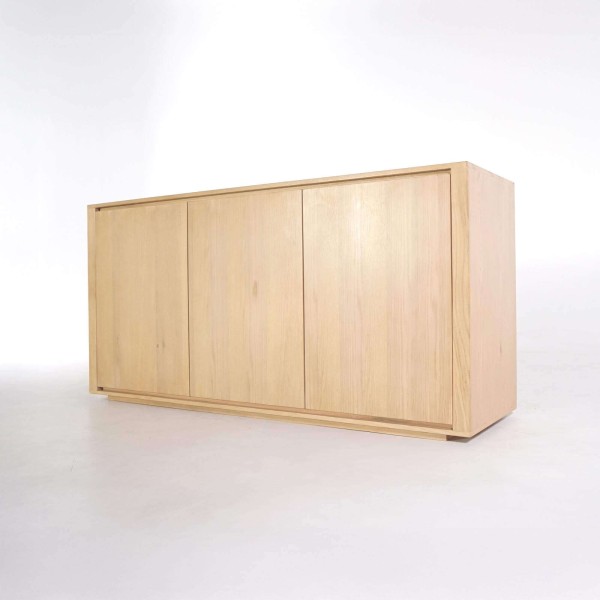 Bahut en chêne massif 3 portes 160 cm - Yseult