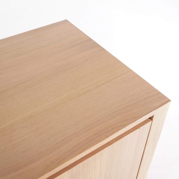 Buffet en chêne massif 2 portes  120 cm - Yseult
