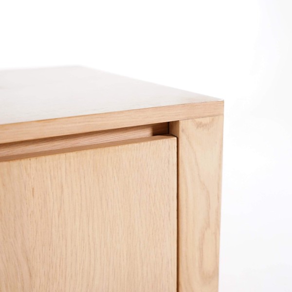 Buffet en chêne massif 2 portes  120 cm - Yseult