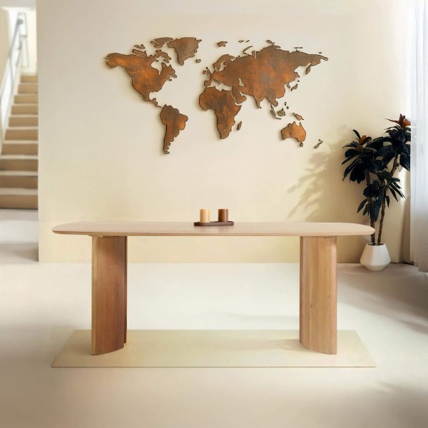 Table pour salle à manger en chêne massif 200 cm - Lago