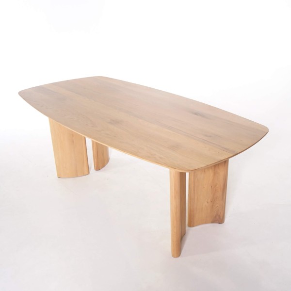 Table pour salle à manger en chêne massif 200 cm - Lago