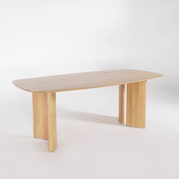 Table pour salle à manger en chêne massif 200 cm - Lago