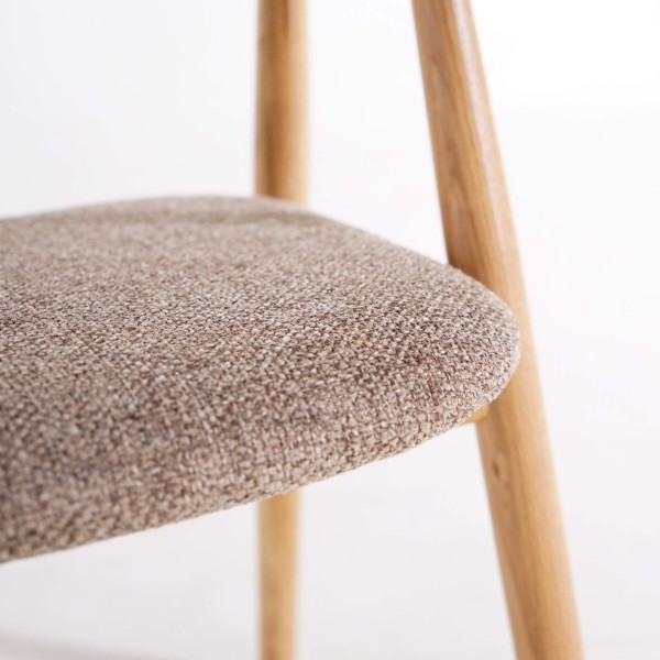 Chaise de salle à manger en chêne naturel - Relate