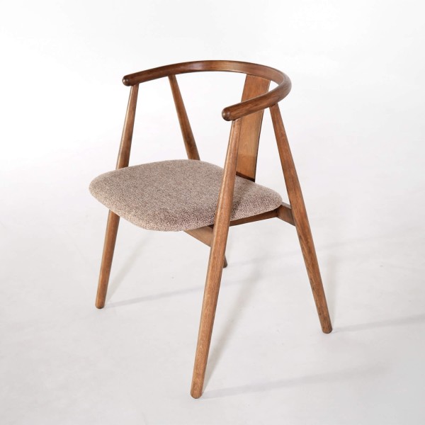 Chaise de salle à manger en chêne massif - Relate