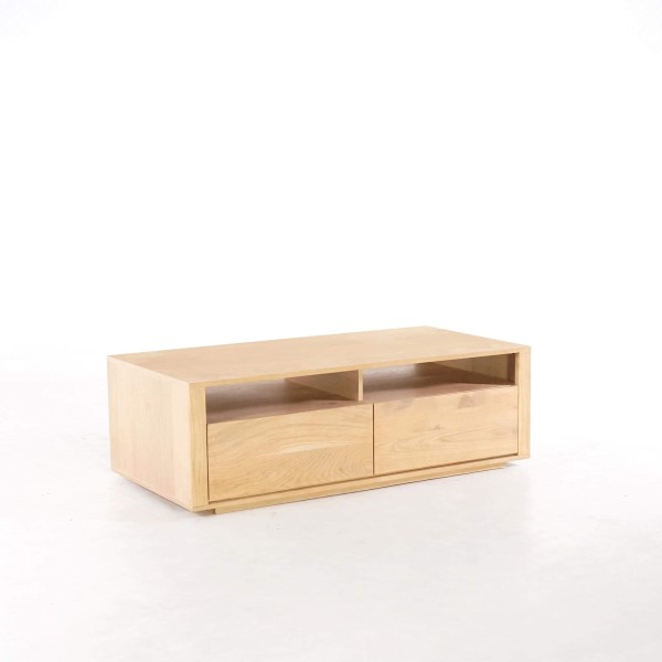 Table de salon en chêne massif 120 cm - Yseult