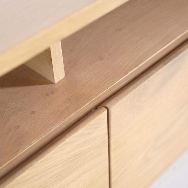 Table de salon en chêne massif 120 cm - Yseult