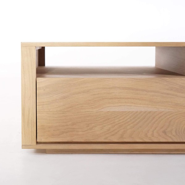 Table de salon en chêne massif 120 cm - Yseult