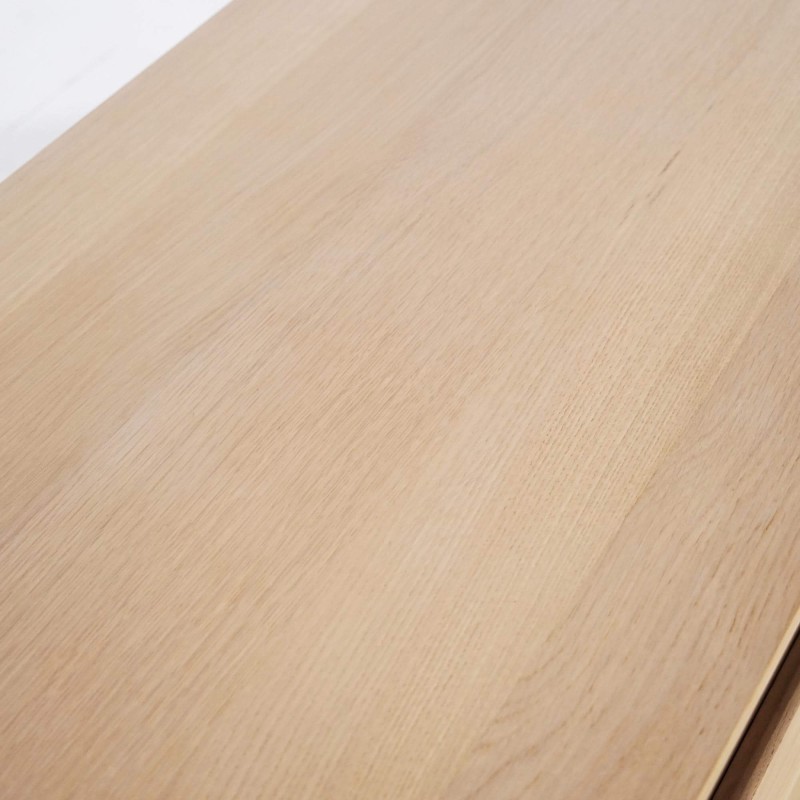 Table de salon en chêne massif 120 cm - Yseult