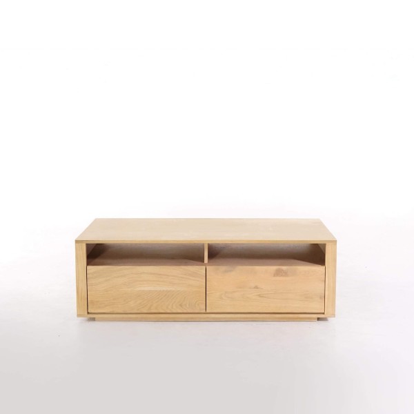 Table de salon en chêne massif 120 cm - Yseult