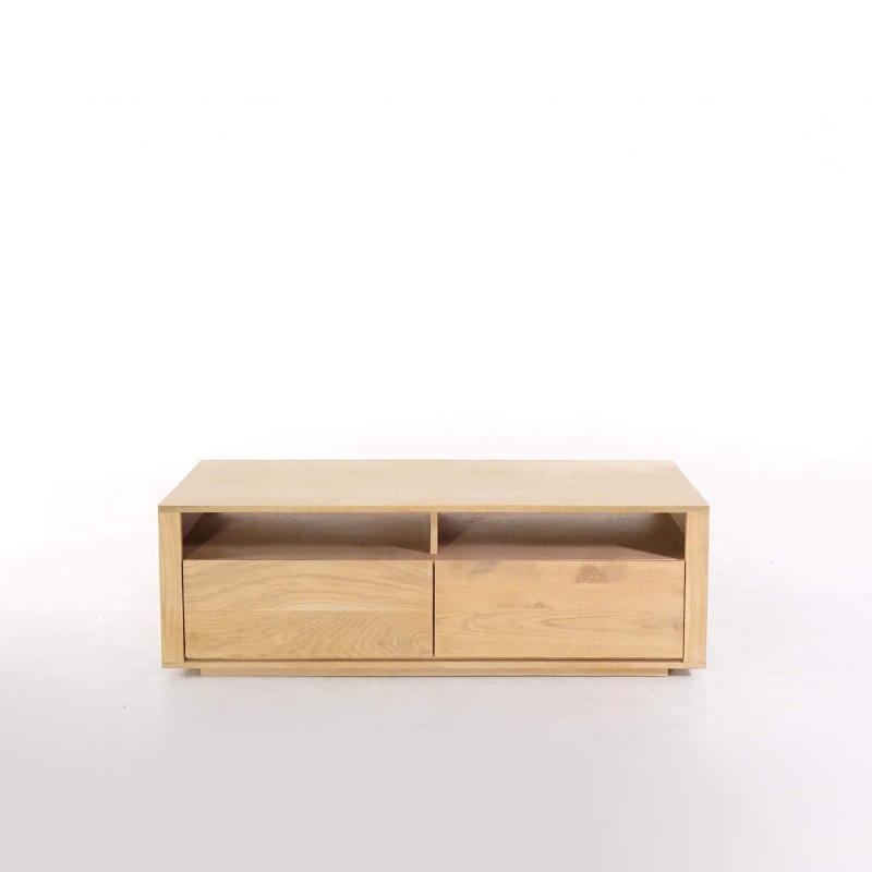 Table de salon en chêne massif 120 cm - Yseult