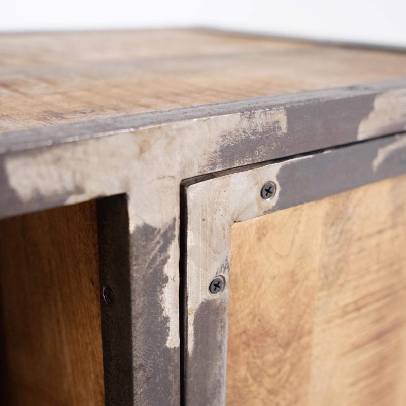 Meuble télé industriel 190 cm - Manchester