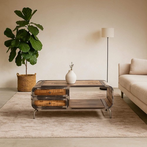 Table basse industrielle -...
