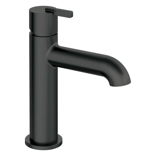 Robinet mitigeur thermostatique pour lavabo de salle de bain Silia, Nero