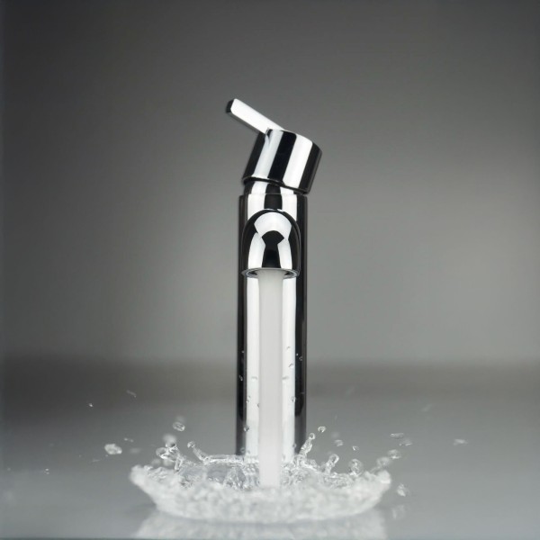 Robinet mitigeur thermostatique pour lavabo de salle de bain Silia, Chromé