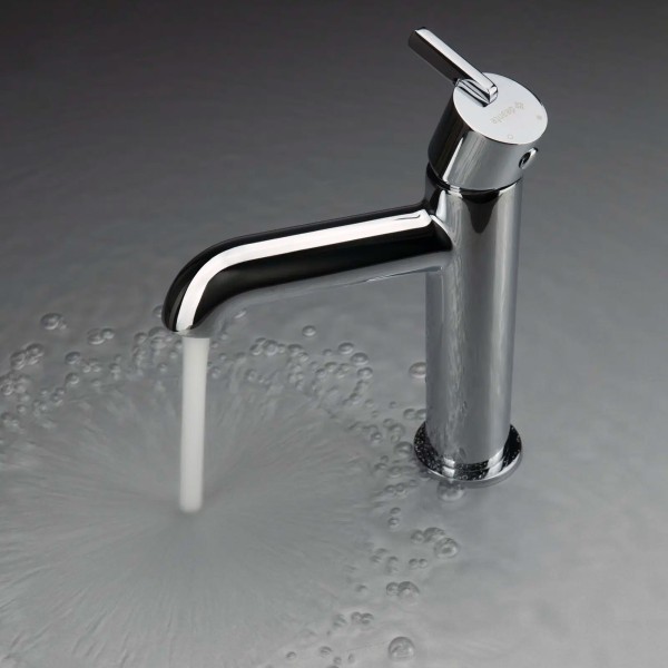 Robinet mitigeur thermostatique pour lavabo de salle de bain Silia, Chromé