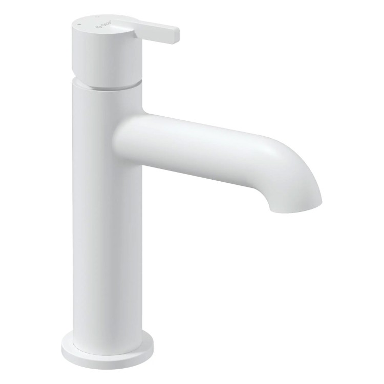 Robinet mitigeur thermostatique pour lavabo de salle de bain Silia, Bianco