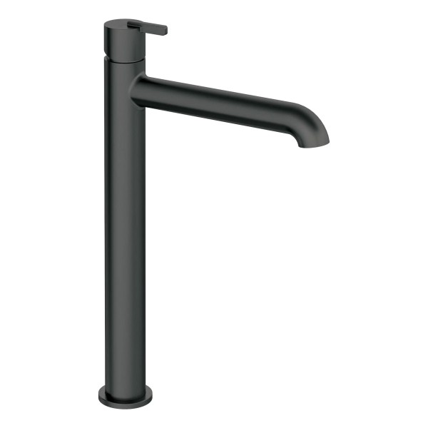 Robinet pour vasque à poser avec mitigeur thermostatique Silia, Nero