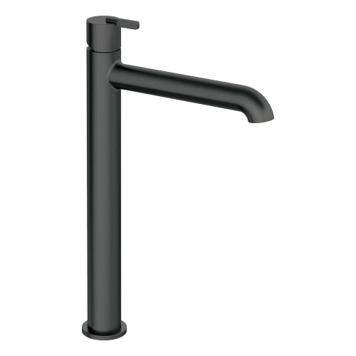 Robinet pour vasque à poser avec mitigeur thermostatique Silia, Nero