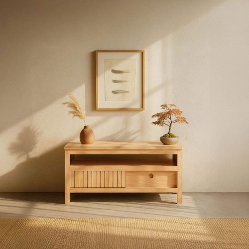 Meuble TV en bois massif...
