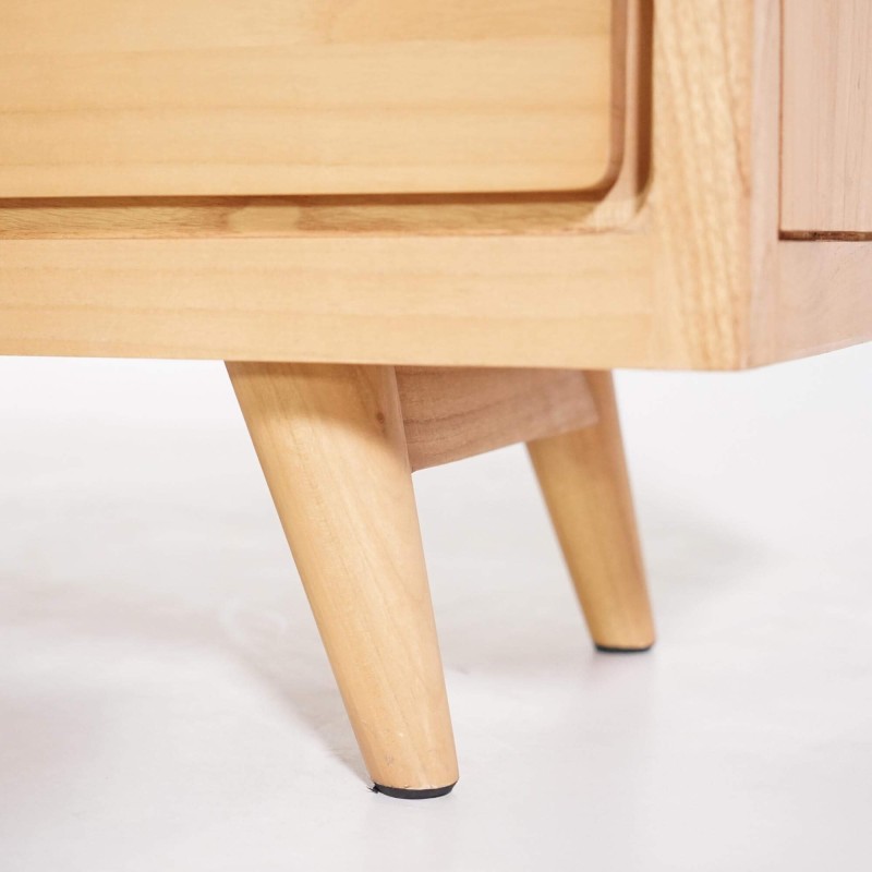Meuble TV en bois massif 140 cm - Pragati Meuble TV en bois massif 140 cm - Pragati