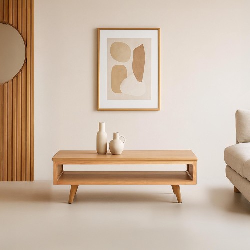 Table basse en bois massif - Pragati