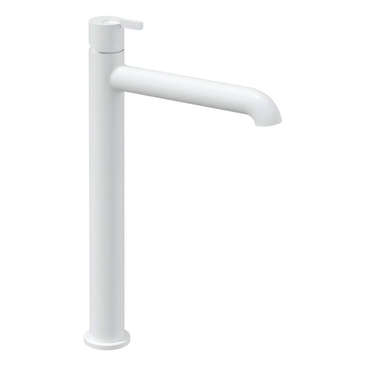 Robinet pour vasque à poser avec mitigeur thermostatique Silia, Bianco