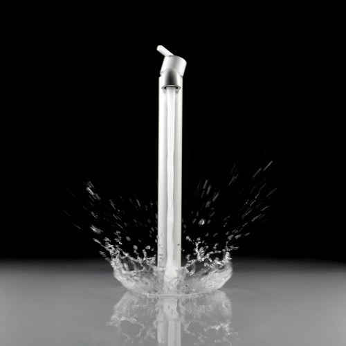 Robinet pour vasque à poser avec mitigeur thermostatique Silia, Bianco