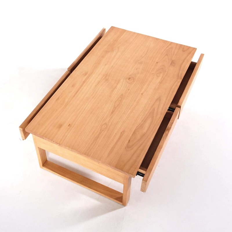 Table basse design en bois massif - Satya