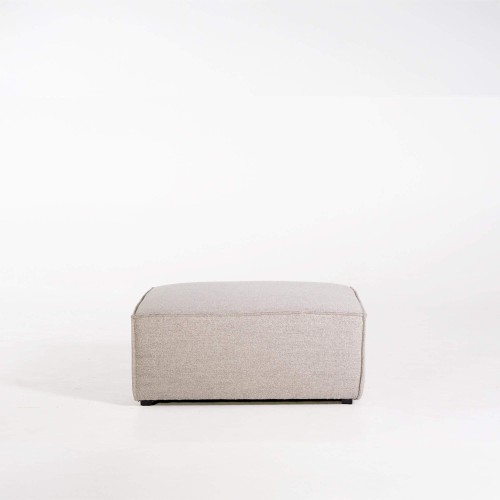 Pouf en tissu chenille - Isla