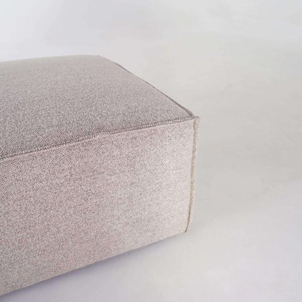 Pouf en tissu chenille - Isla