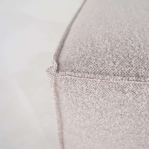 Pouf en tissu chenille - Isla