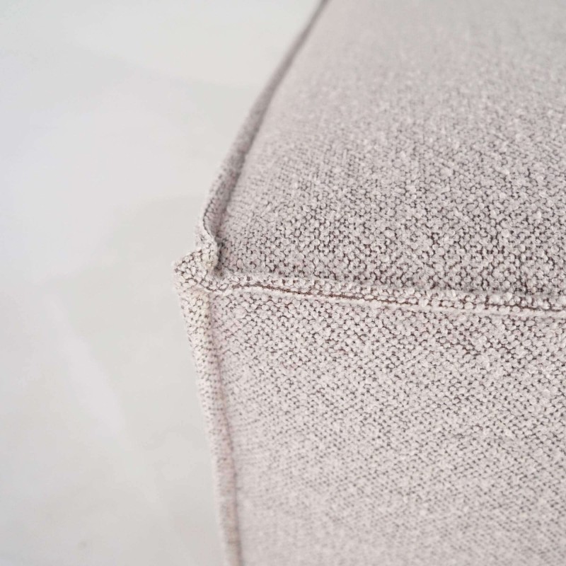 Pouf en tissu chenille - Isla