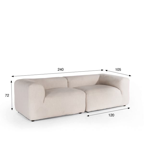 Canapé moderne 3 places - Odea