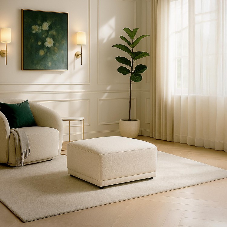 Pouf en tissu - Elora