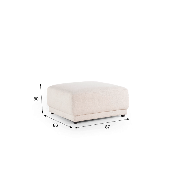 Pouf en tissu - Elora