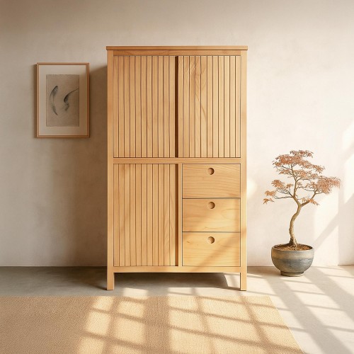 Armoire en bois massif - Rohini