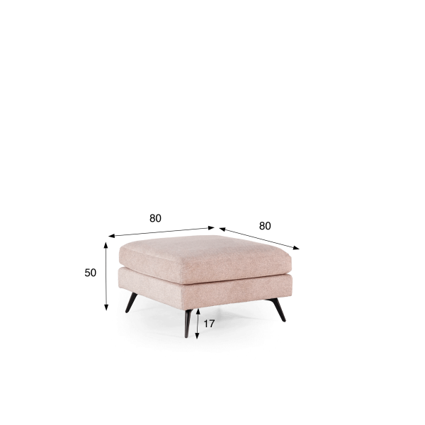 Pouf en tissu - Siena