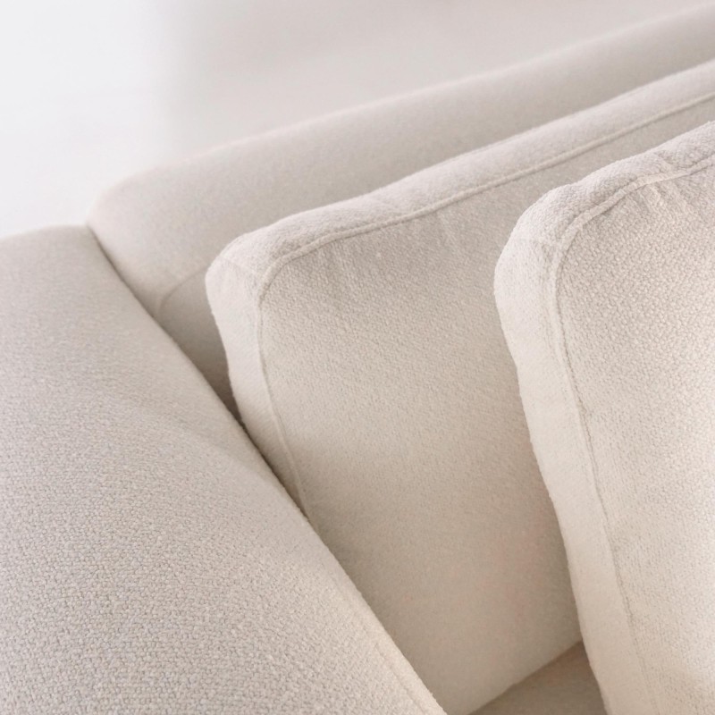 Canapé moderne 3 places en tissu - Miro