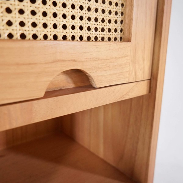 Colonne de salle de bain en bois - Anaya