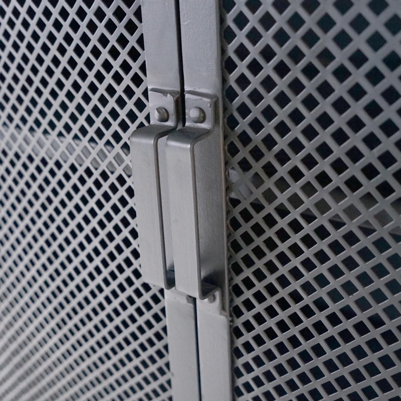 Armoire de rangement en métal et bois 70 cm - Cambridge