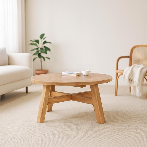 Table basse en bois massif - Luzio